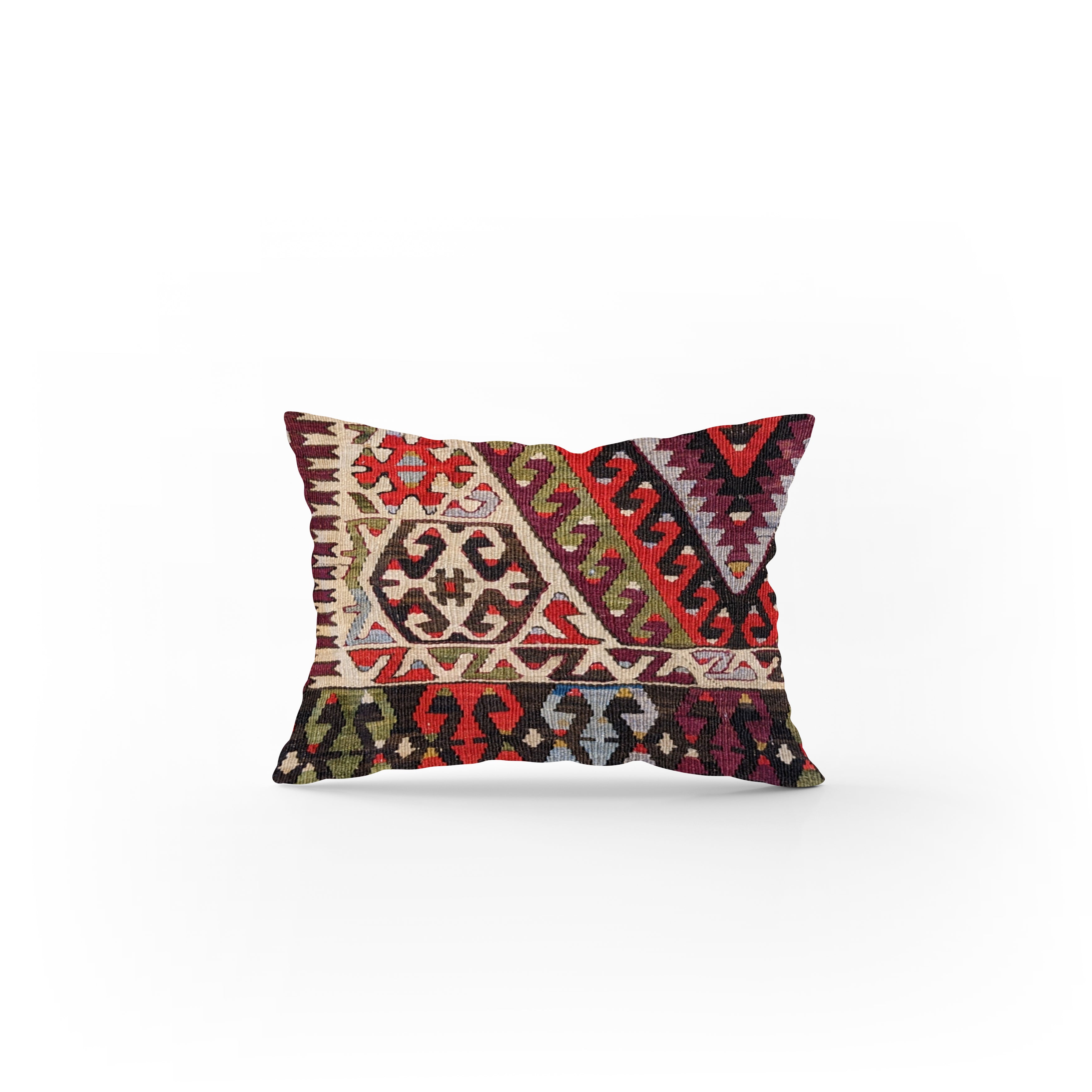 Turkish Kilim Vintage Cushion Cover - 54 x 42 cm