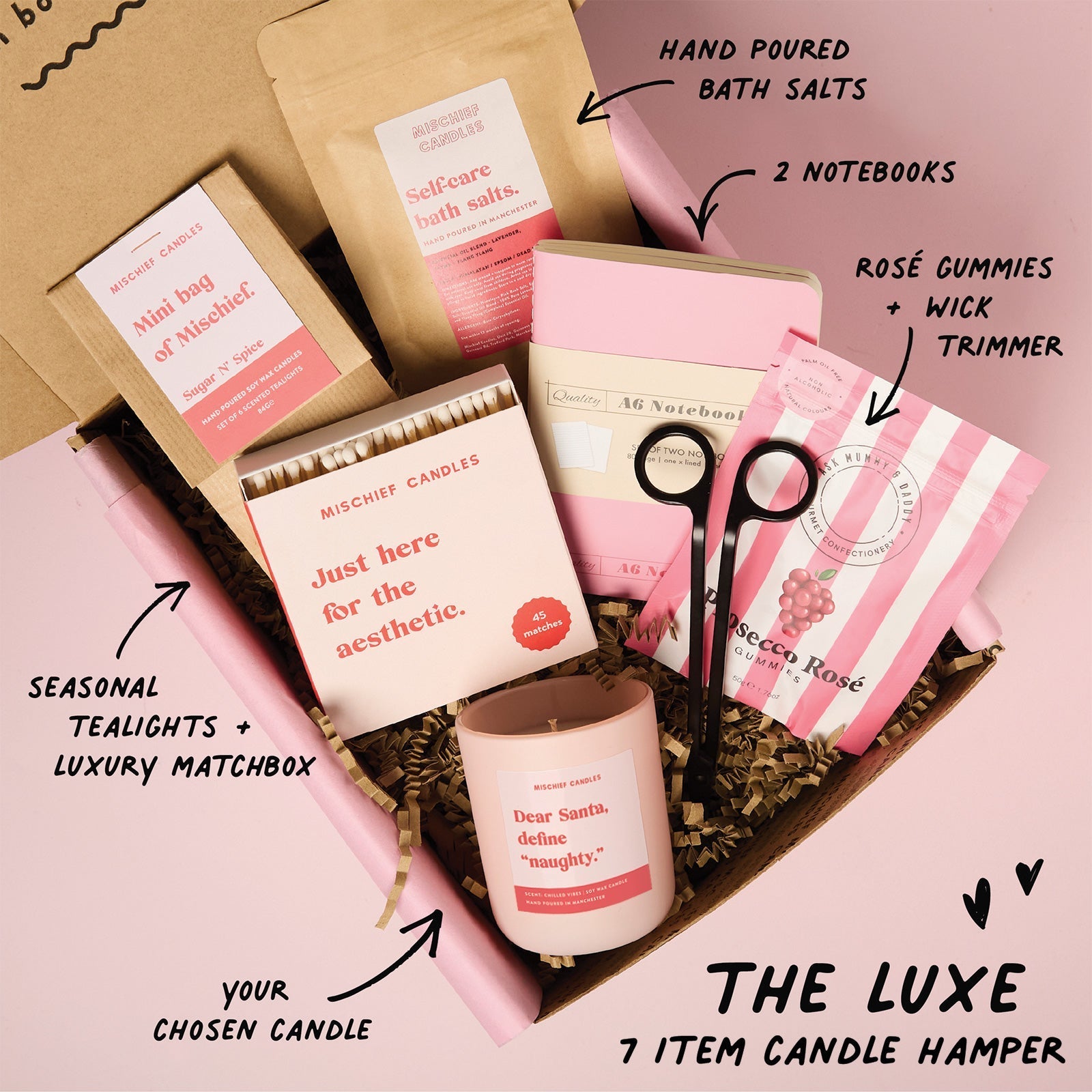 Mischief Candles - Dear Santa Define Naughty