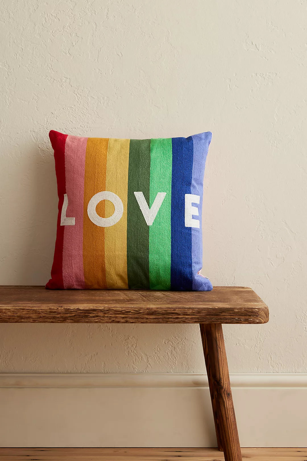 The Pillow Drop - LOVE Needlepoint Cushion