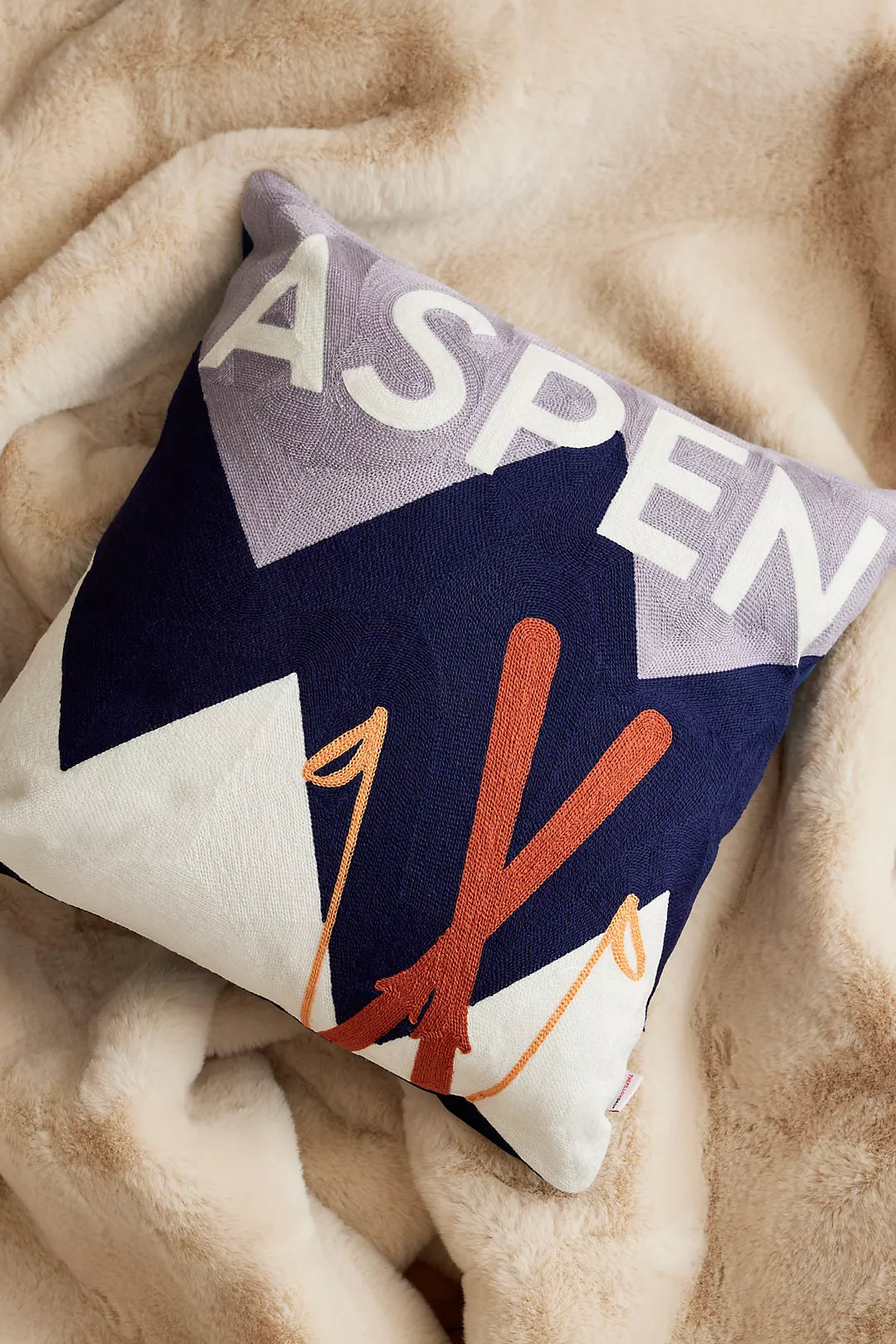 The Pillow Drop - Aspen Needlepoint Cushion