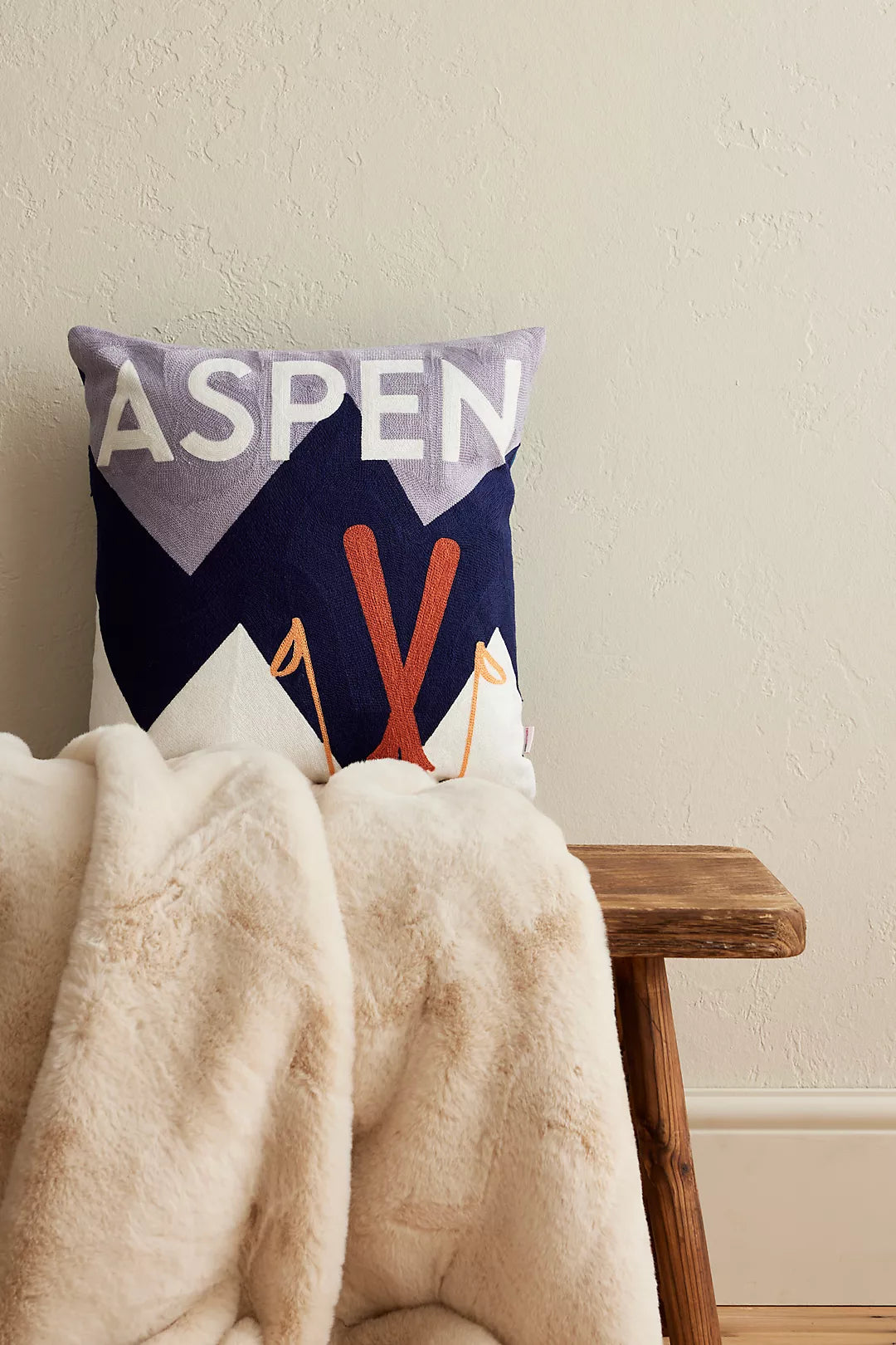 The Pillow Drop - Aspen Needlepoint Cushion