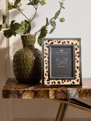 Kensington Townhouse 5 x 7 Leopard Design Photo Frame