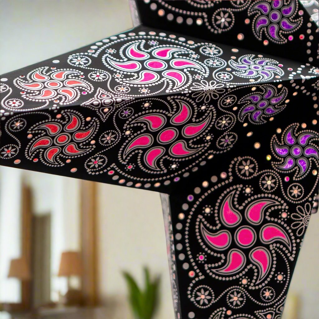 Paper Starlights - Firework: Black / Multi