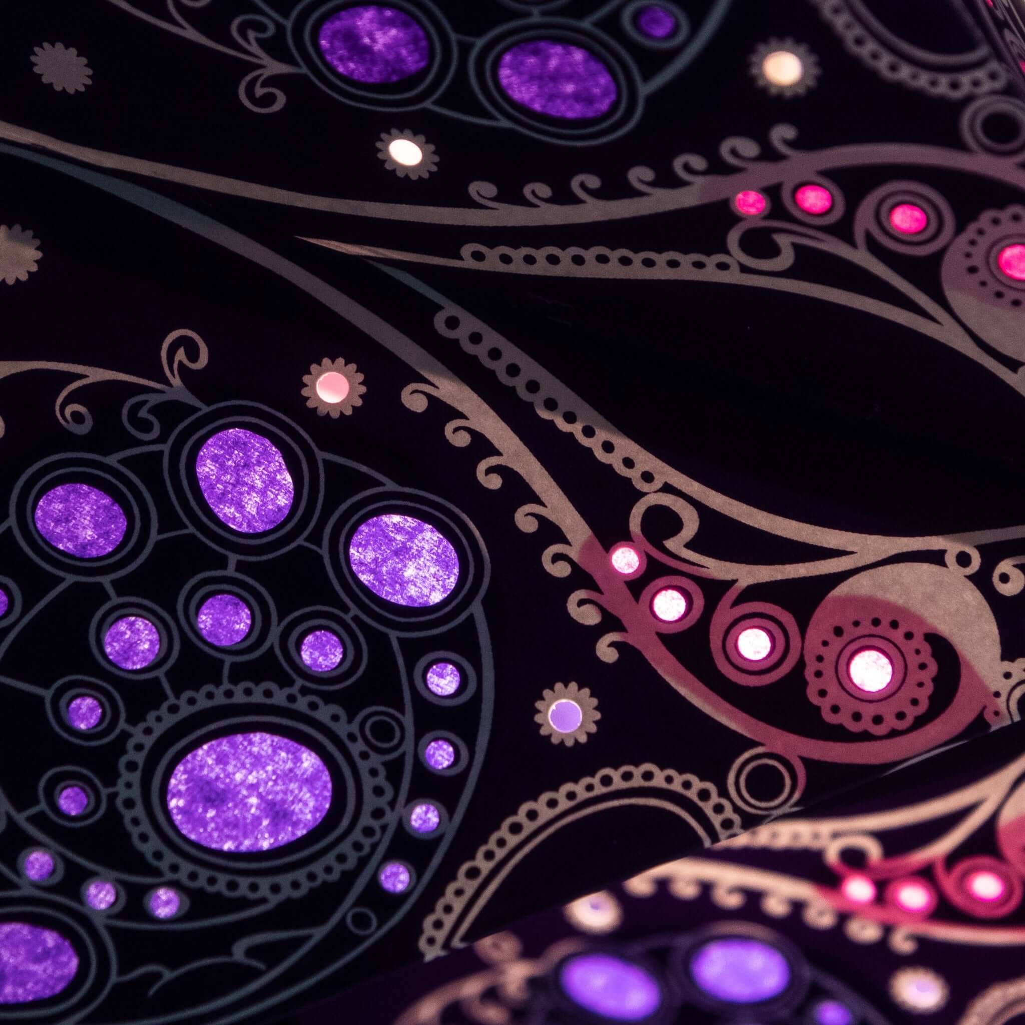 Paper Starlights - Damask: Violet