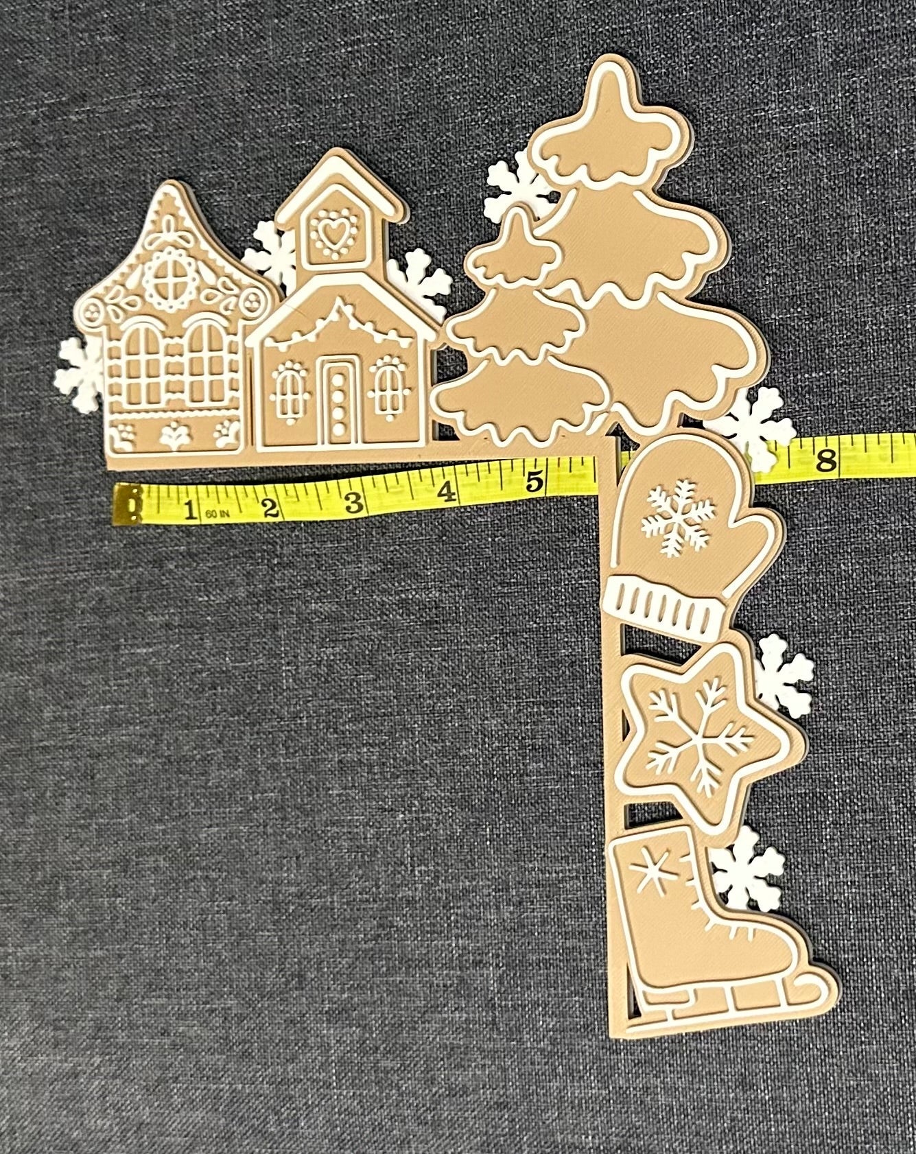 Gingerbread House Door & Light Switch Corner Decoration | Xmas Door Frame Decor | Gingerbread Man Christmas Decoration | Festive Home Decor (Copy)