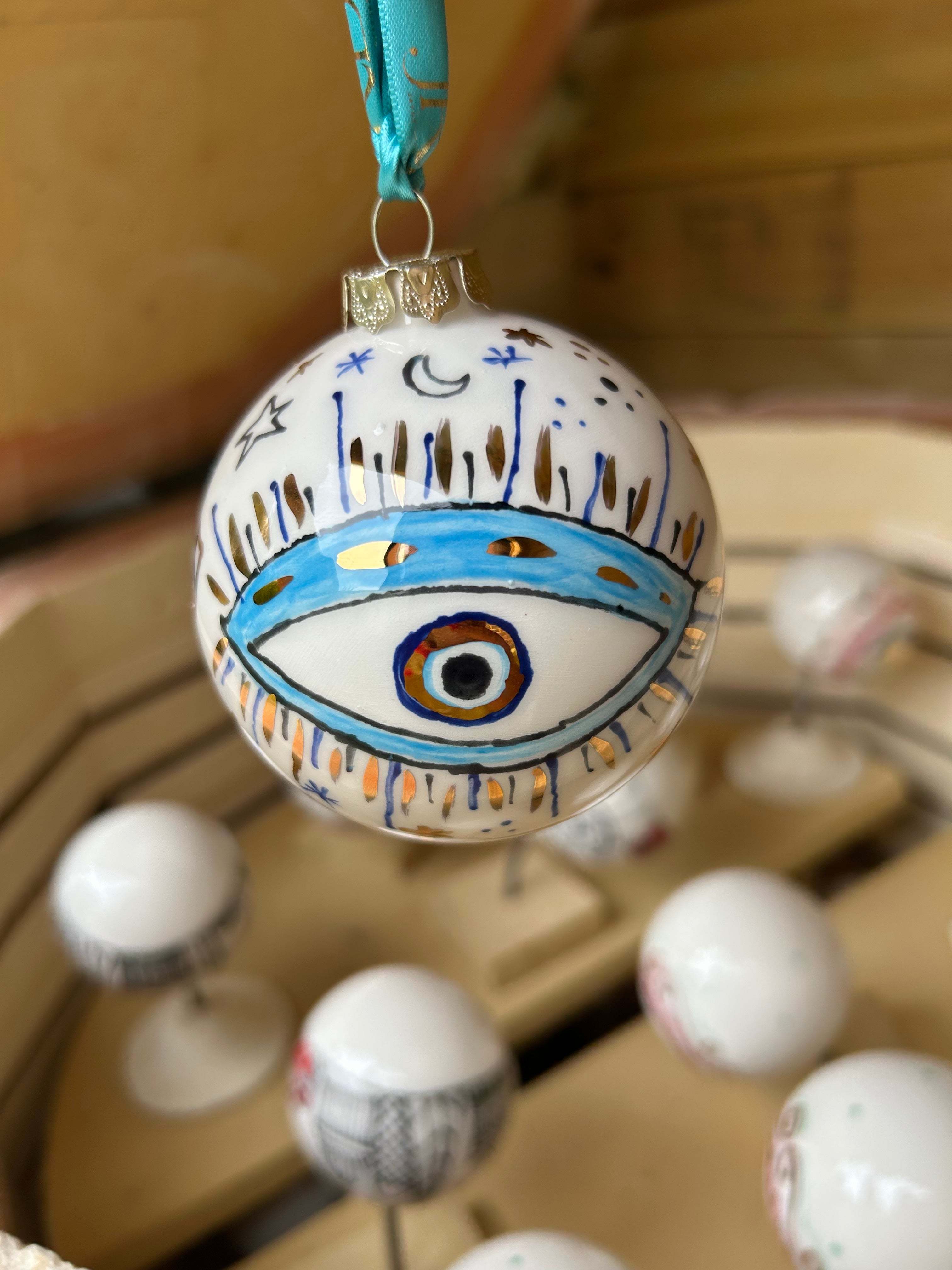 Jayne Redmond Bespoke - Evil Eye Bauble