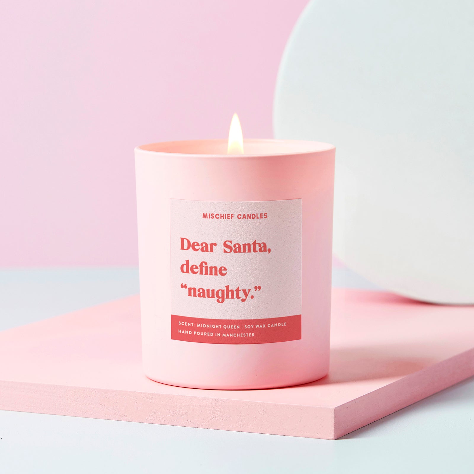 Mischief Candles - Dear Santa Define Naughty