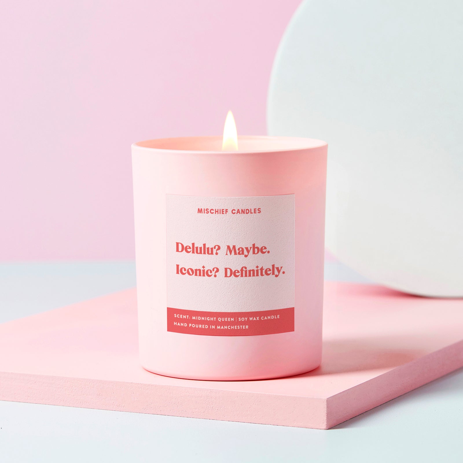 Mischief Candles - Delulu Maybe Iconic Definitely