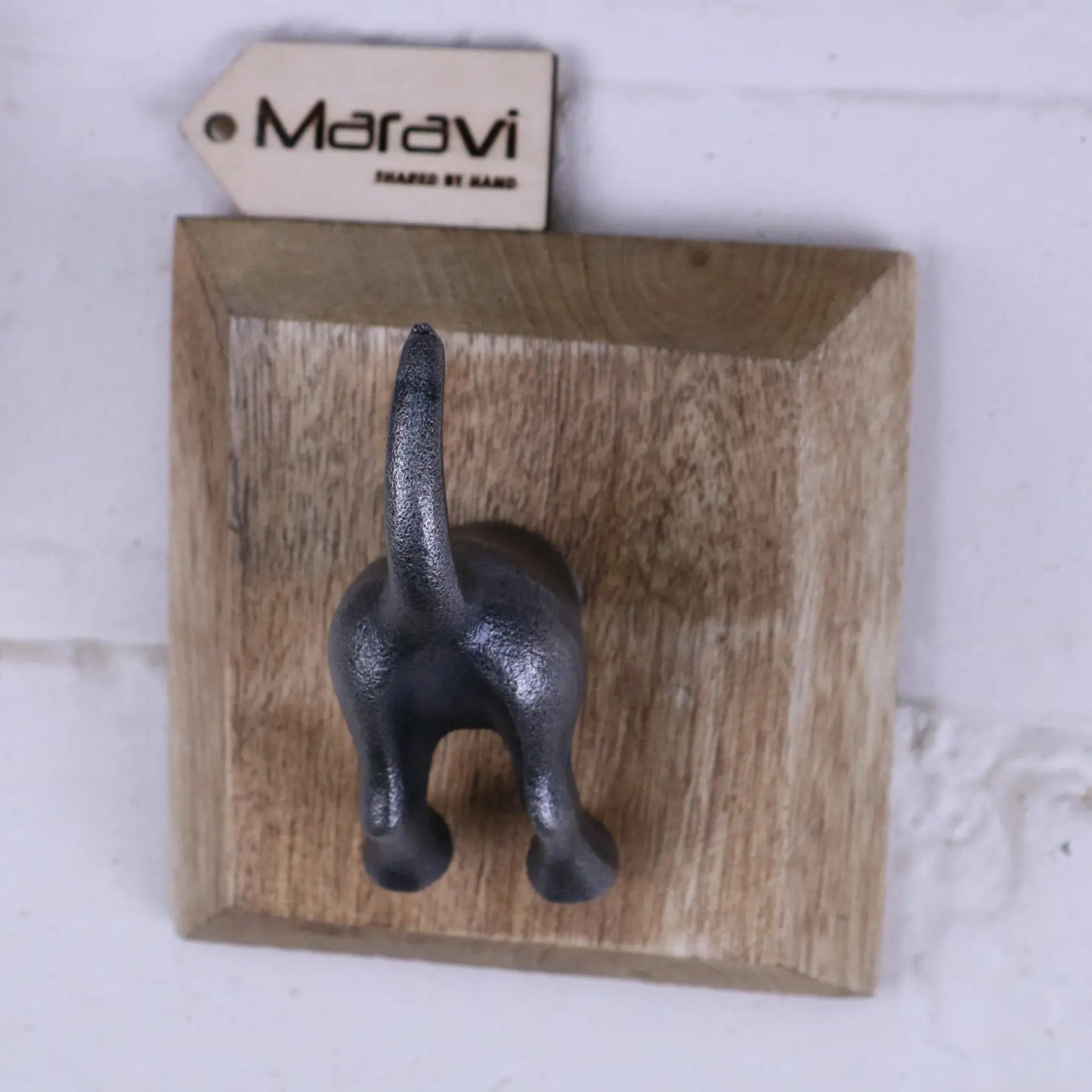 Maravi - Odhari Dog Tail Hooks Set of 2 Antique Silver or Gold