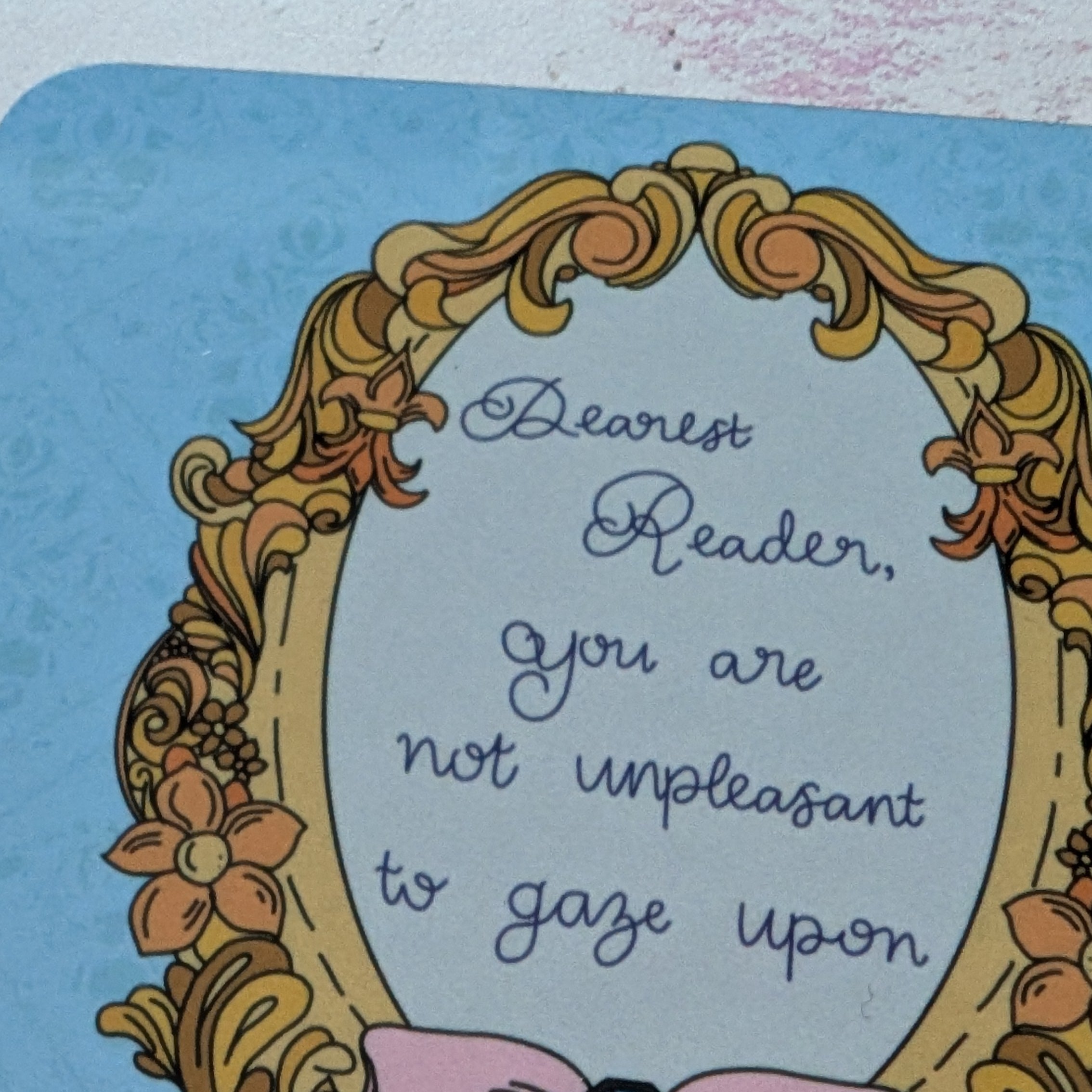 Fay Dixon Design - Dearest Reader Square Coaster