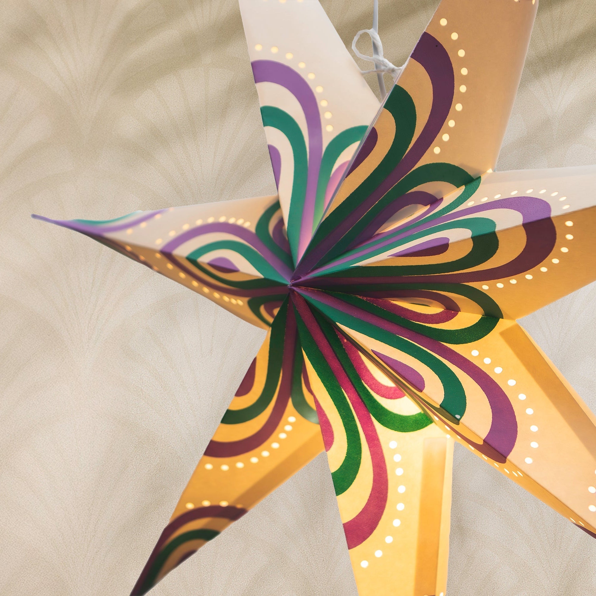 Paper Starlights - Plum Pavilion