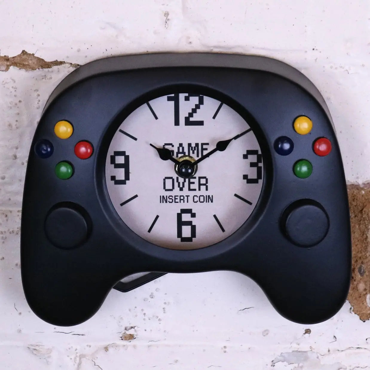 Sareka Gaming Room Clock Desktop or Wall Mounted