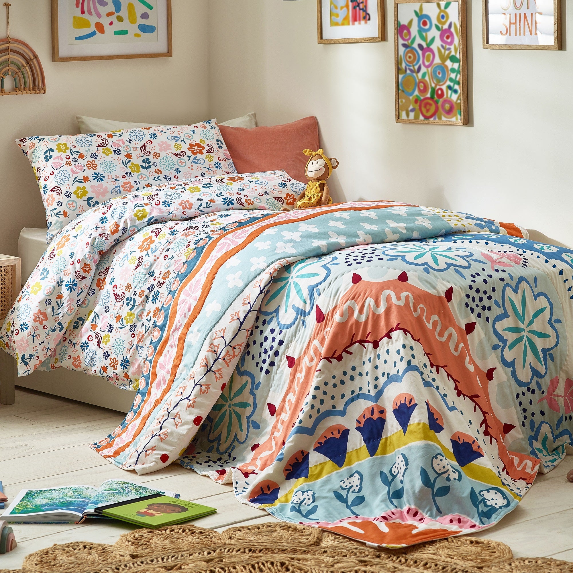 Floral Organic Cotton Quilt