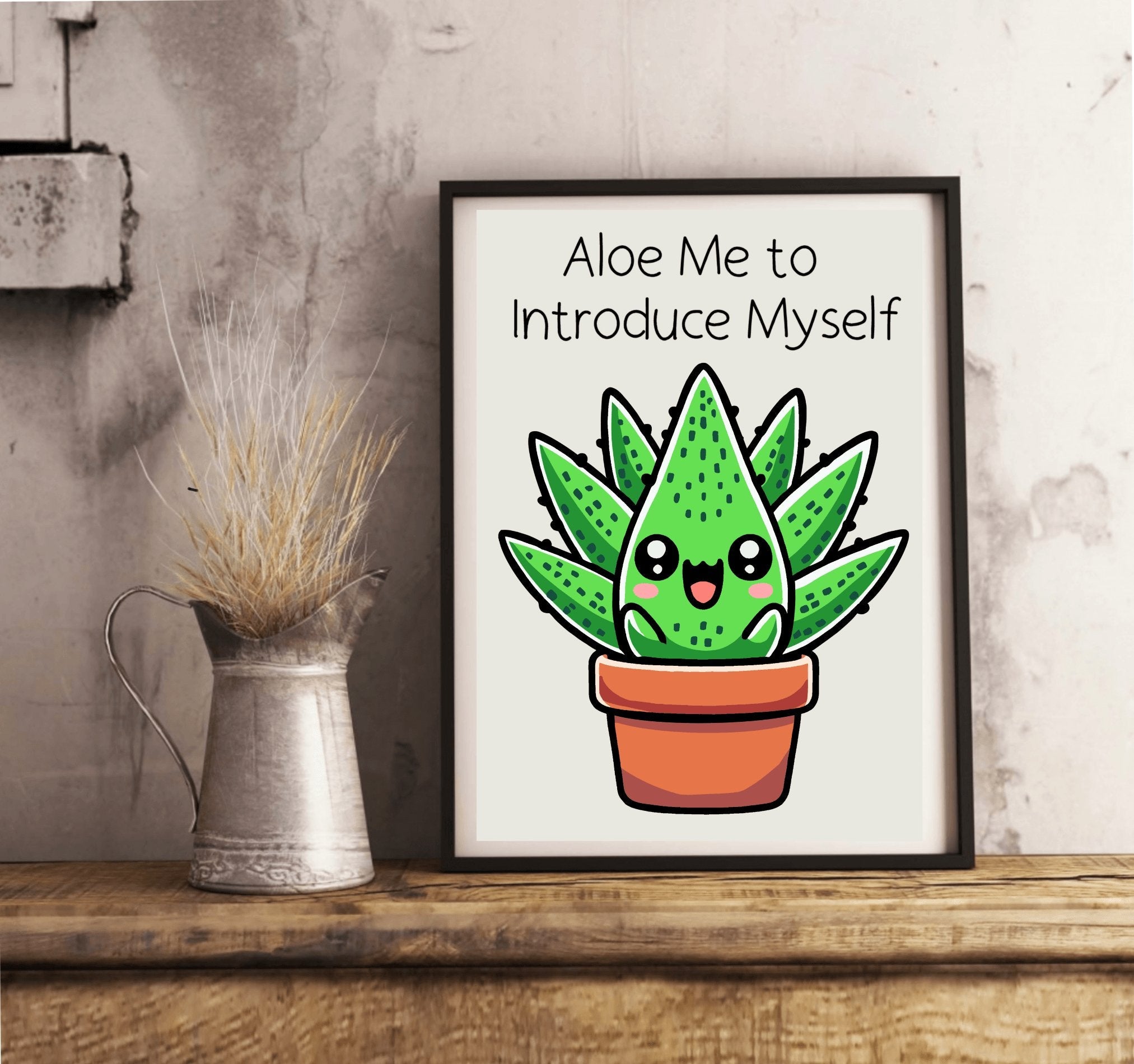 KEOLIX - Aloe Me to Introduce Myself – Whimsical Art Print