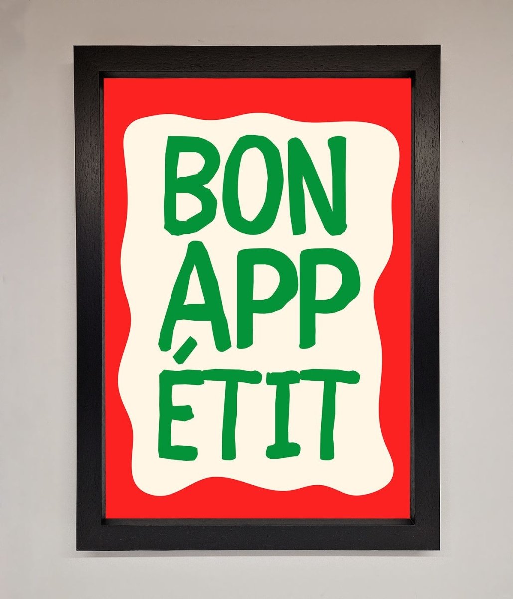 Bon appetit Framed Poster