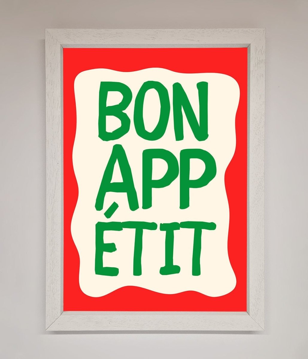 Bon appetit Framed Poster