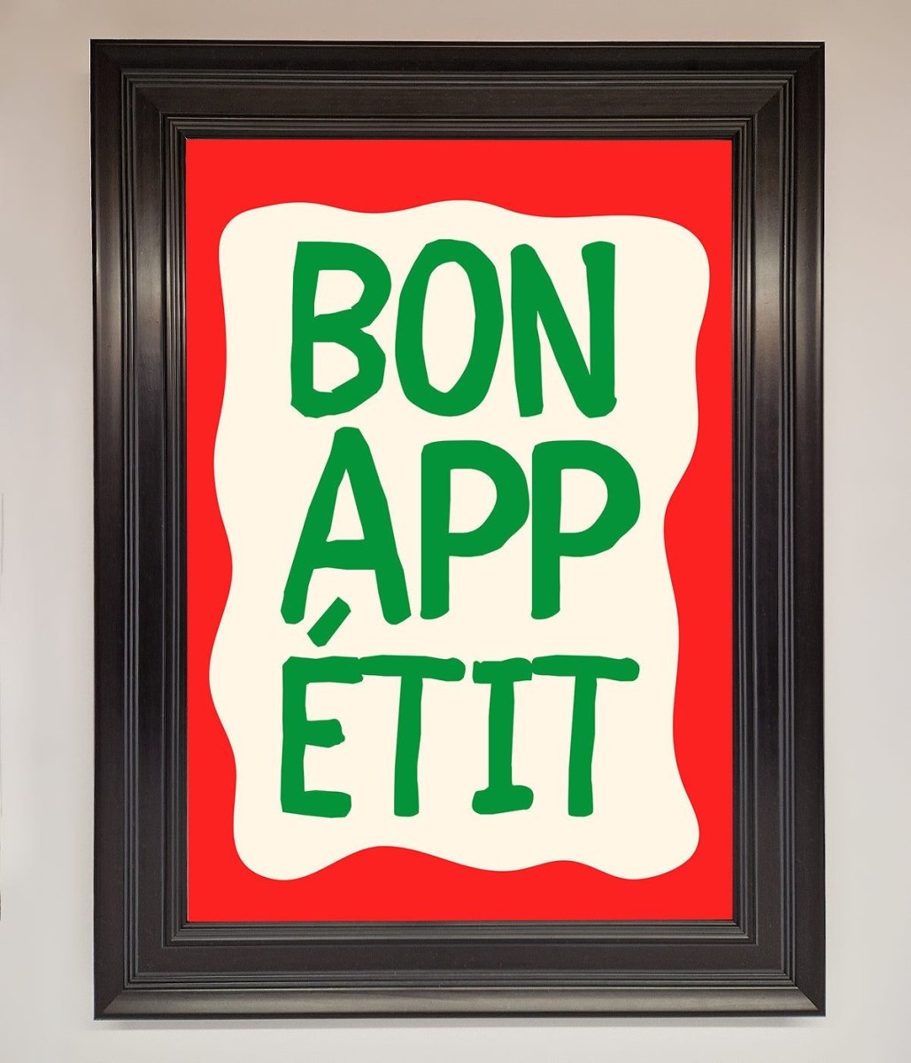 Bon appetit Framed Poster