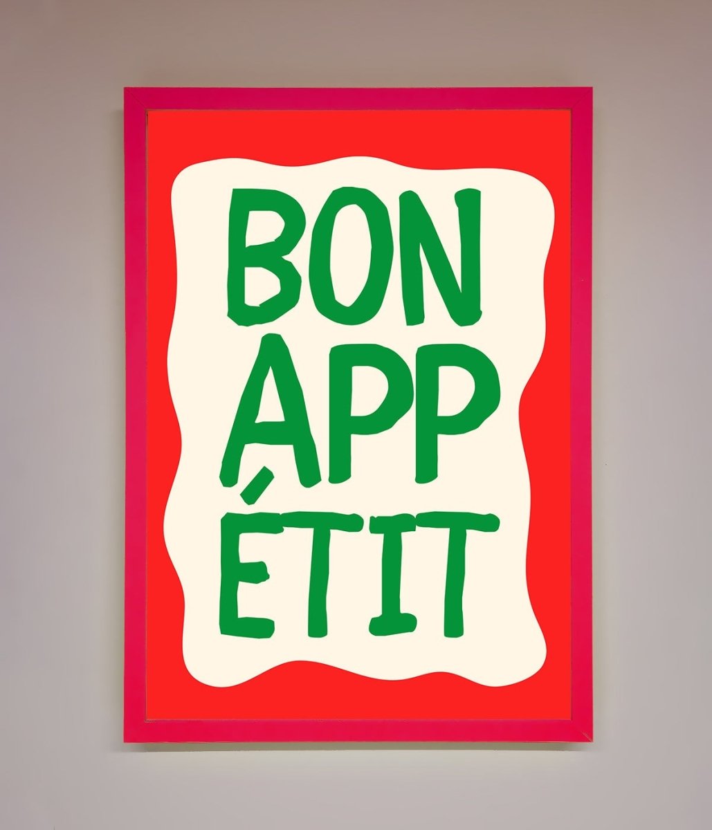 Bon appetit Framed Poster