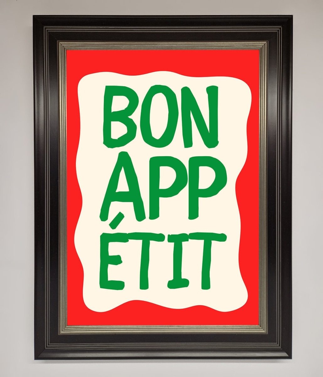 Bon appetit Framed Poster