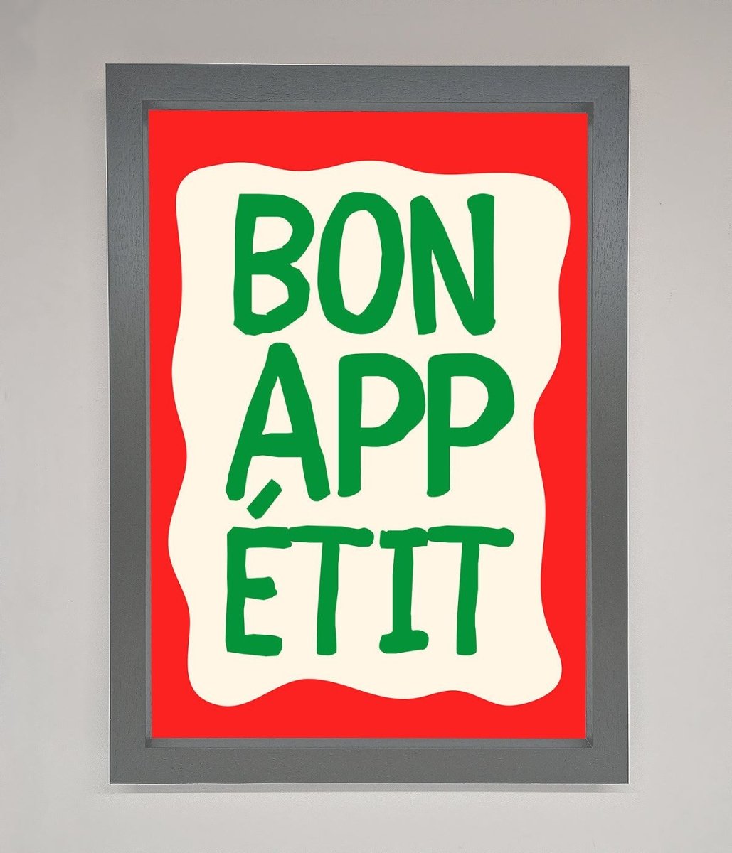 Bon appetit Framed Poster