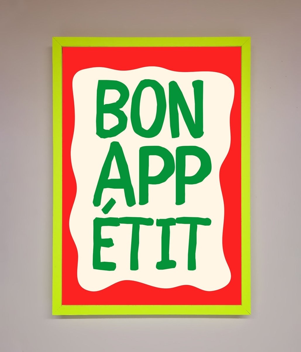 Bon appetit Framed Poster