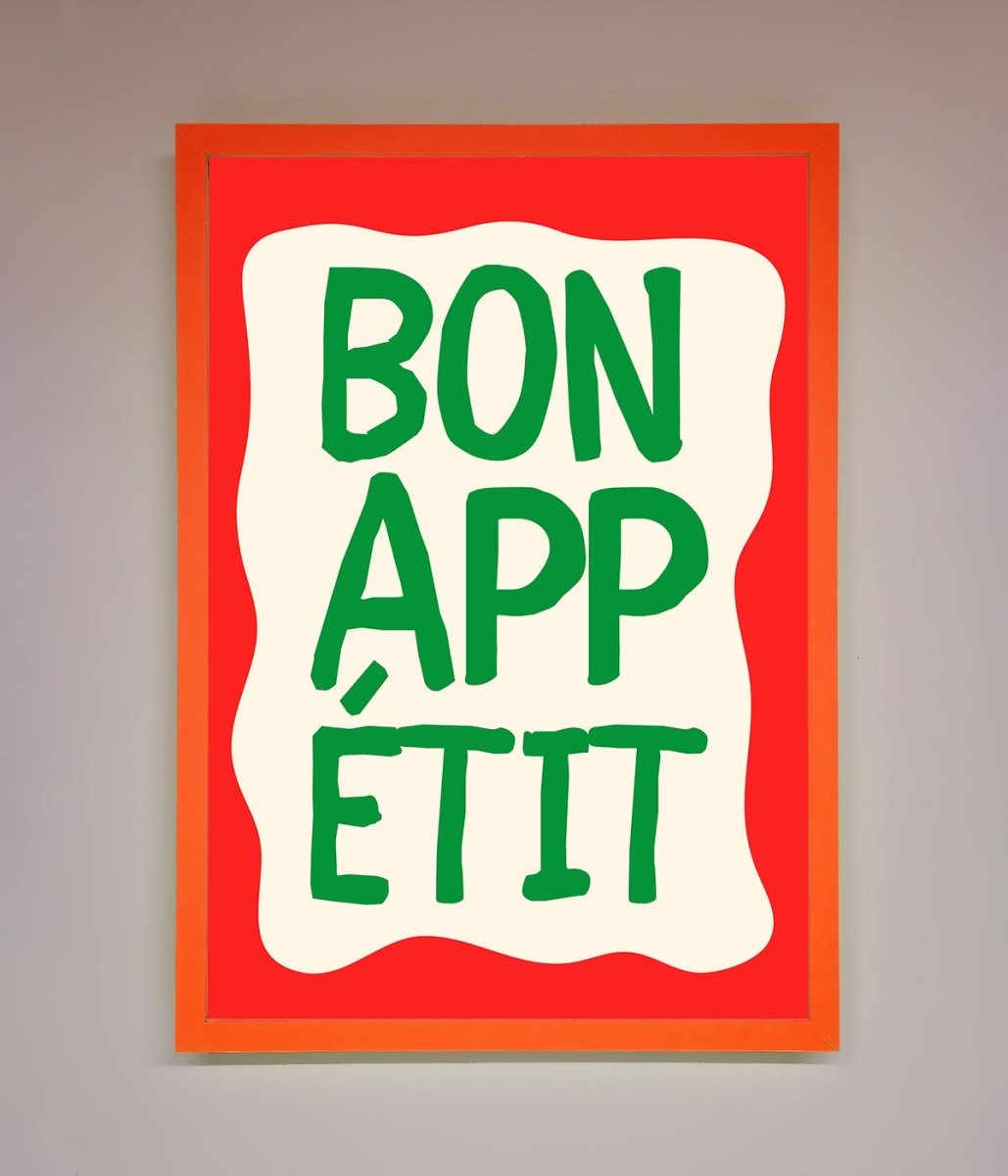 Bon appetit Framed Poster