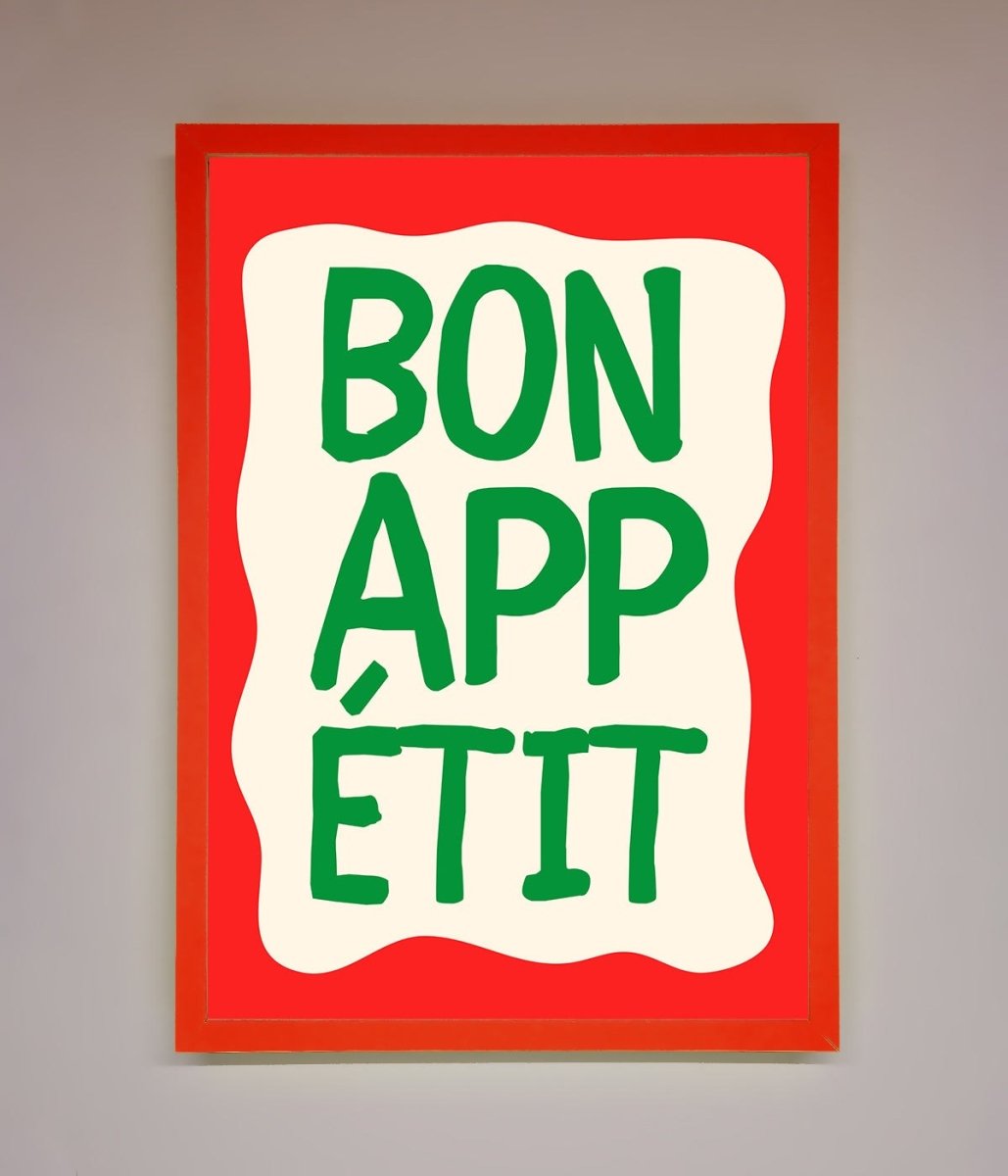 Bon appetit Framed Poster