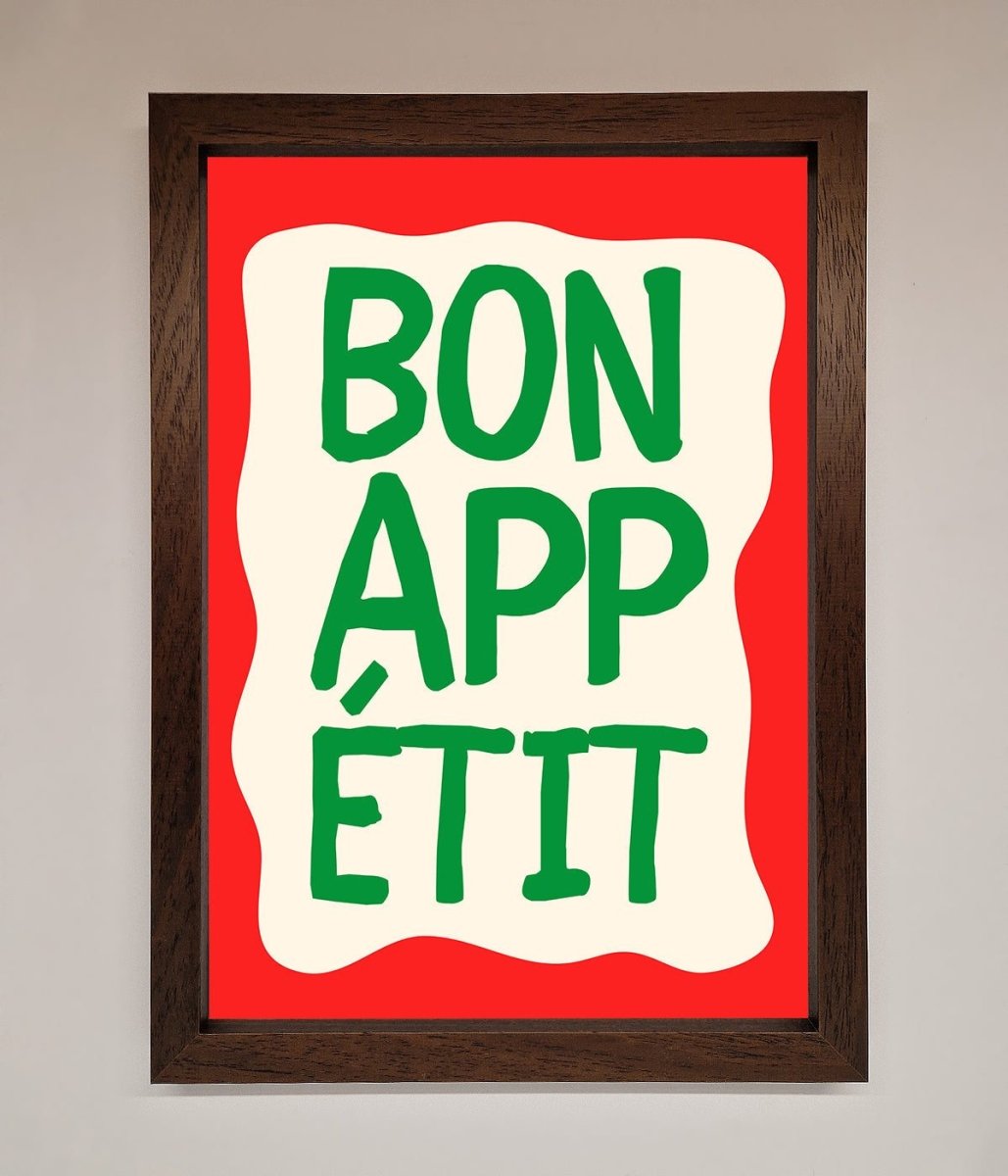 Bon appetit Framed Poster