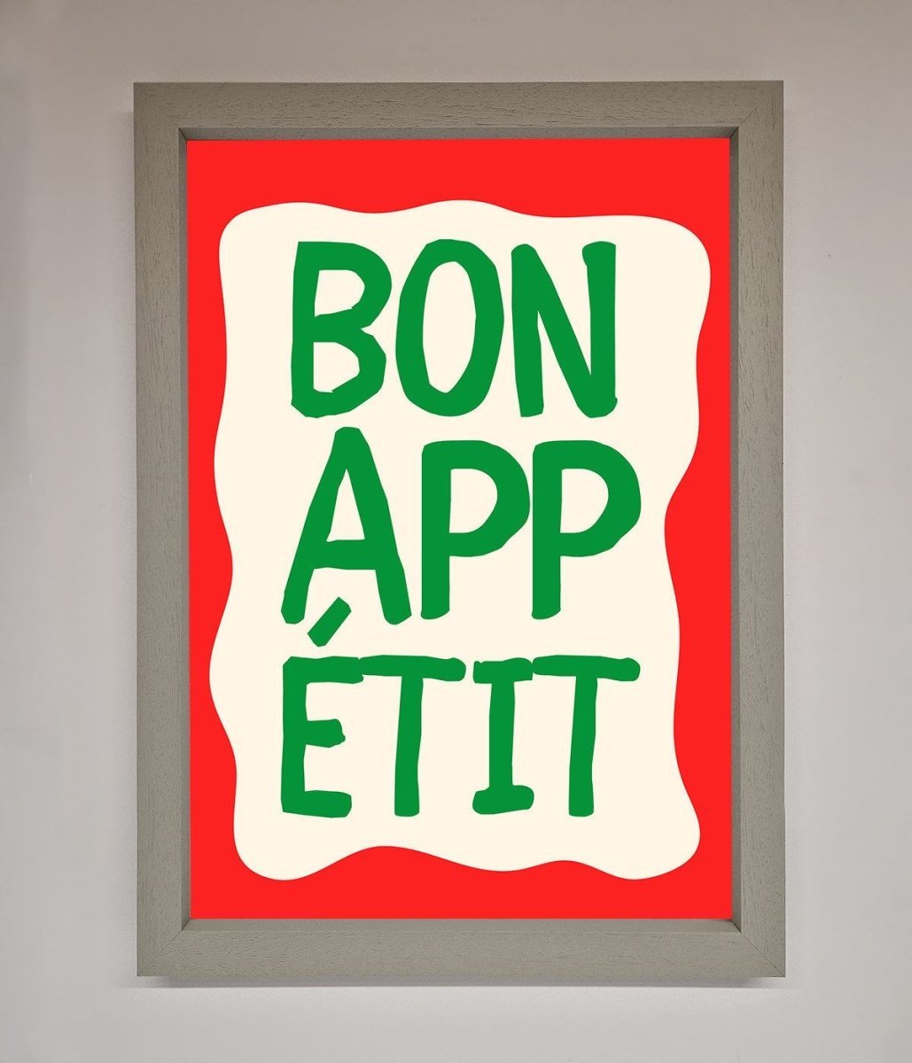 Bon appetit Framed Poster