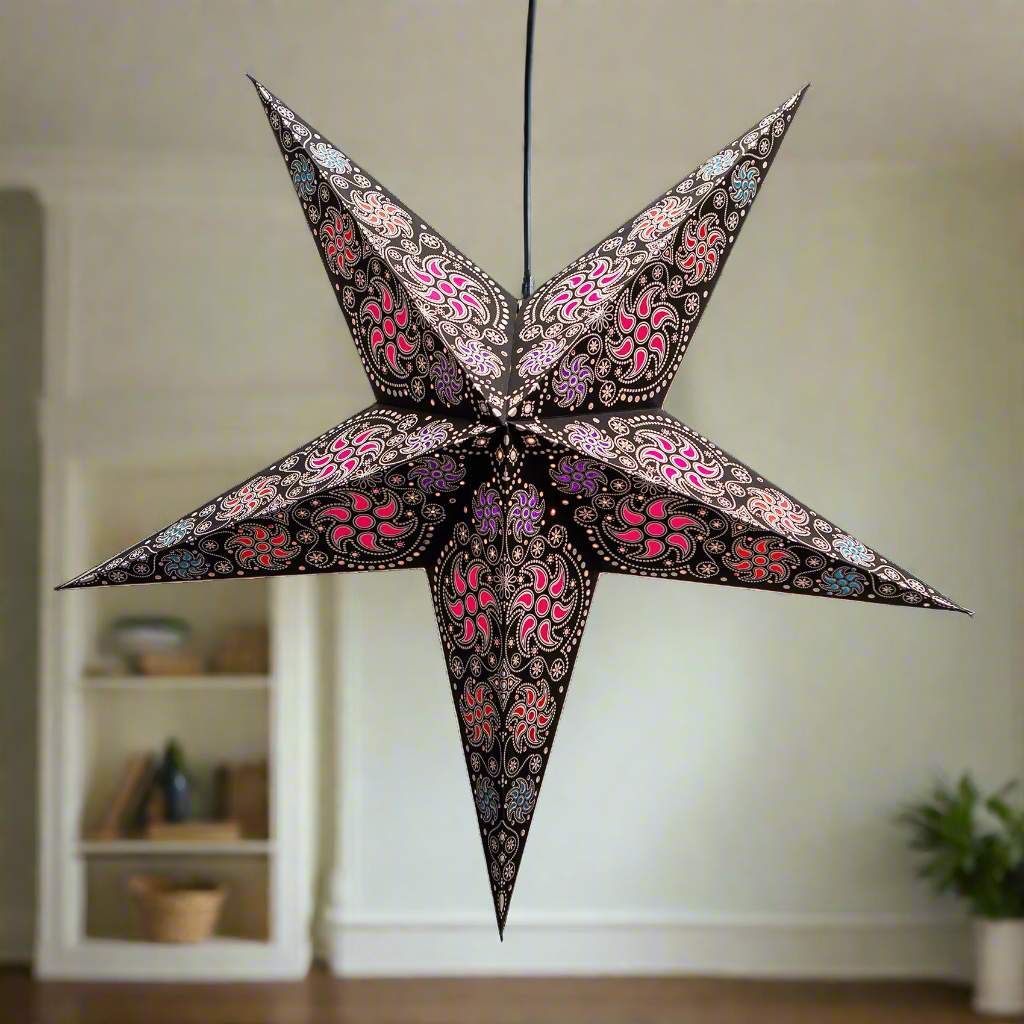 Paper Starlights - Firework: Black / Multi