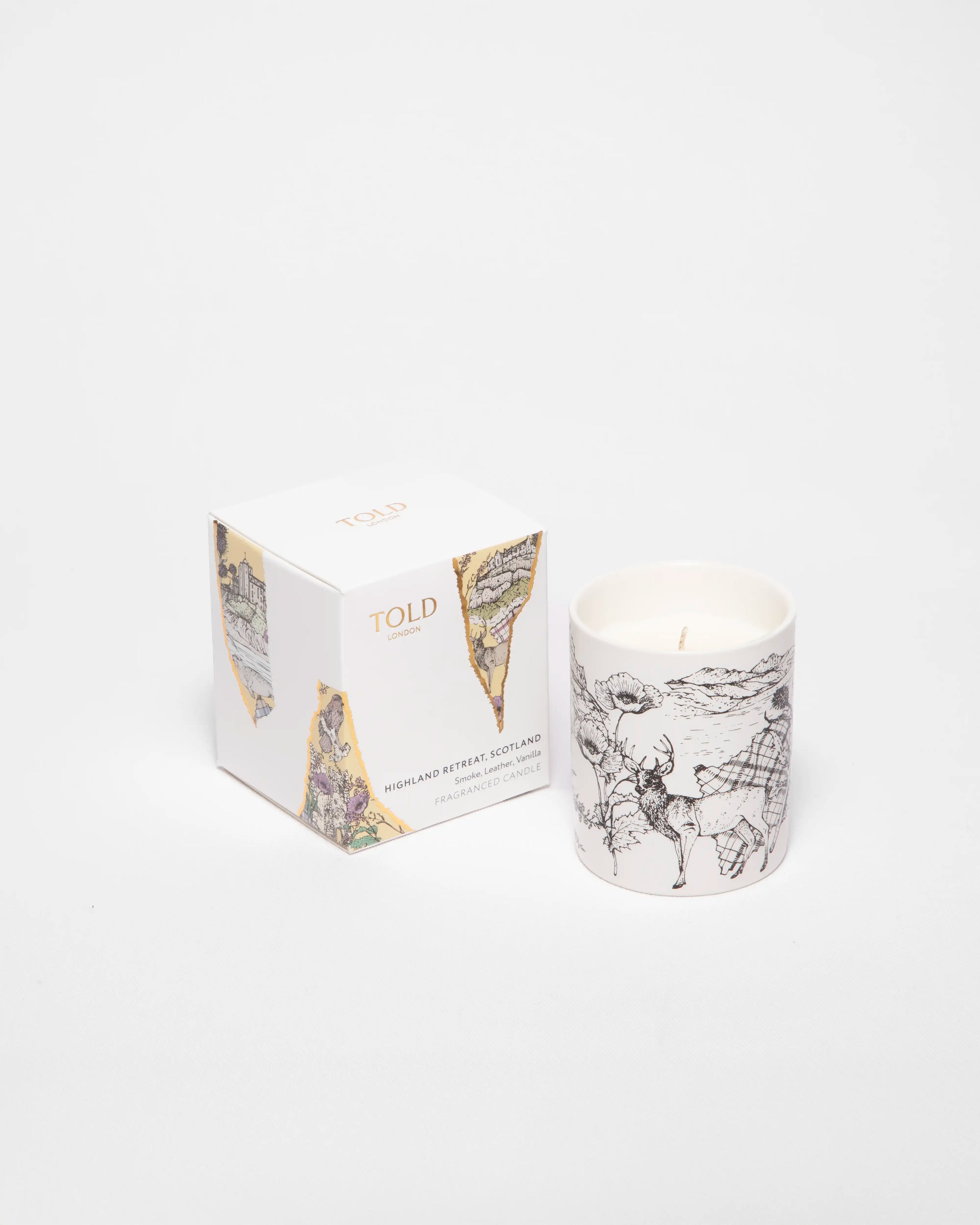 Told, Highland Retreat, Scotland Candle, 80g