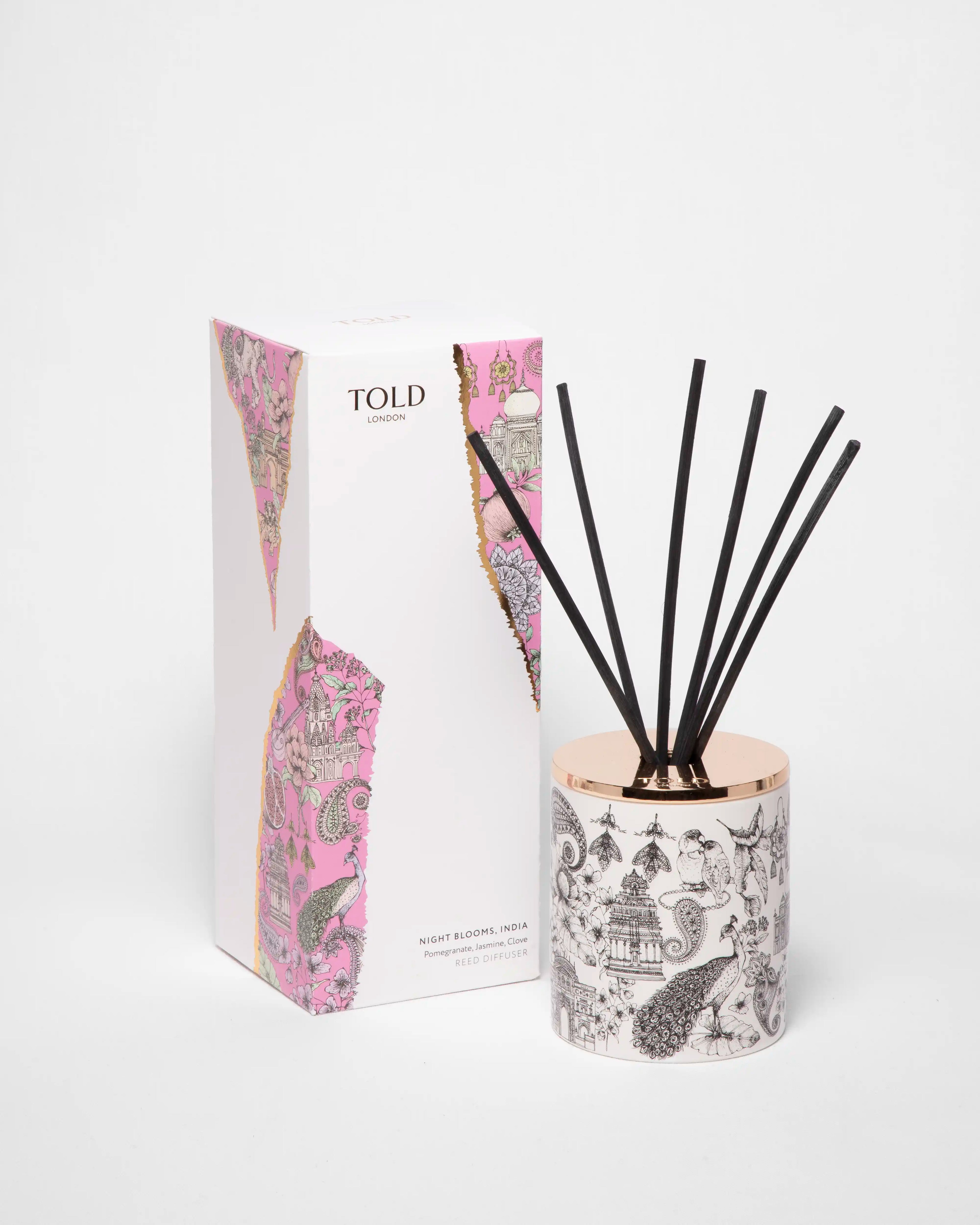 Told, Night Blooms, India Diffuser, 200ml