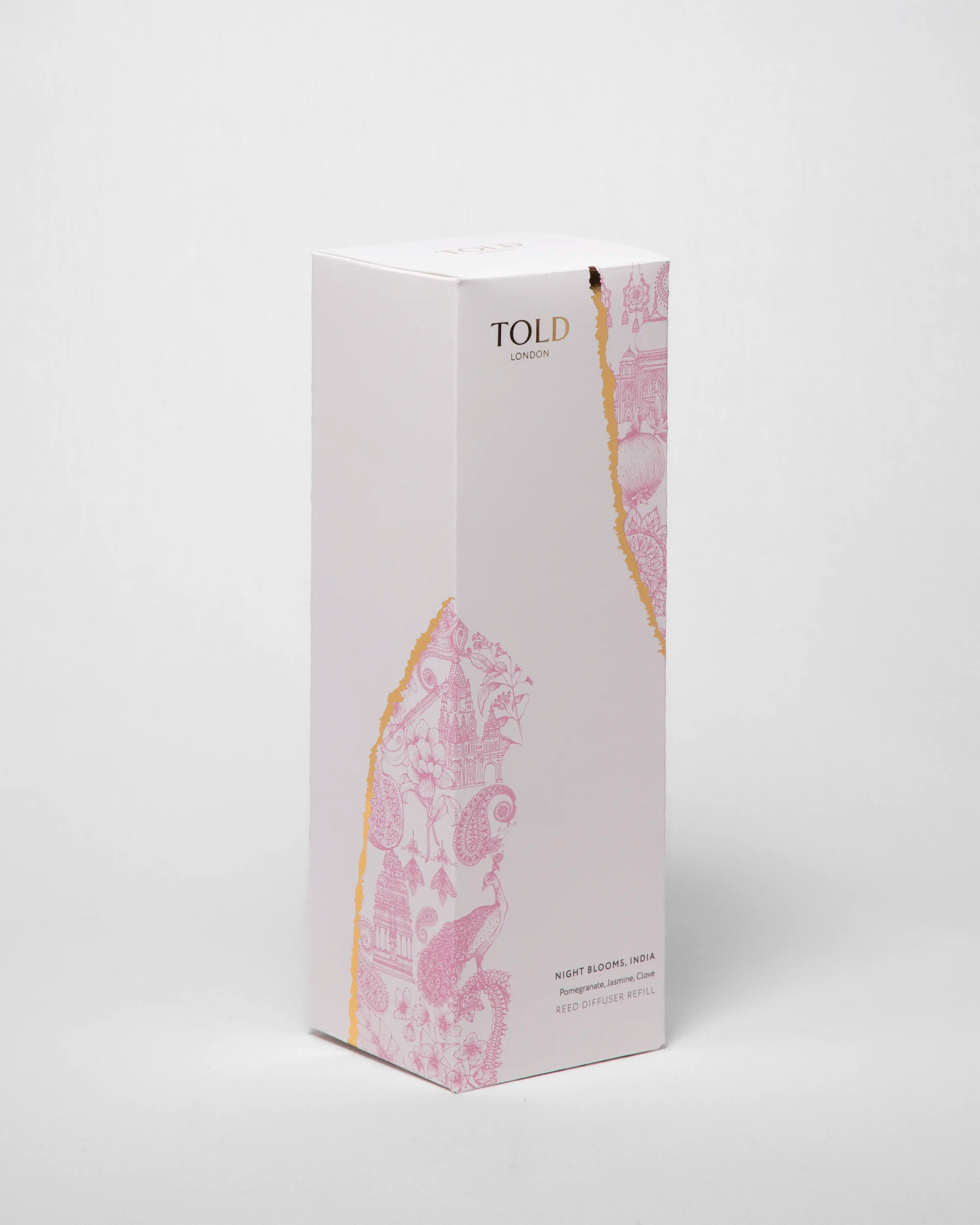 Told, Night Blooms, India Diffuser Refill, 200ml
