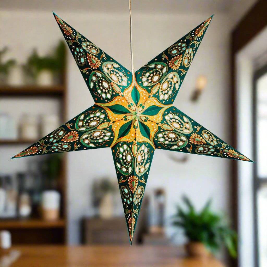 Paper Starlights - Phoenix Azure Blue