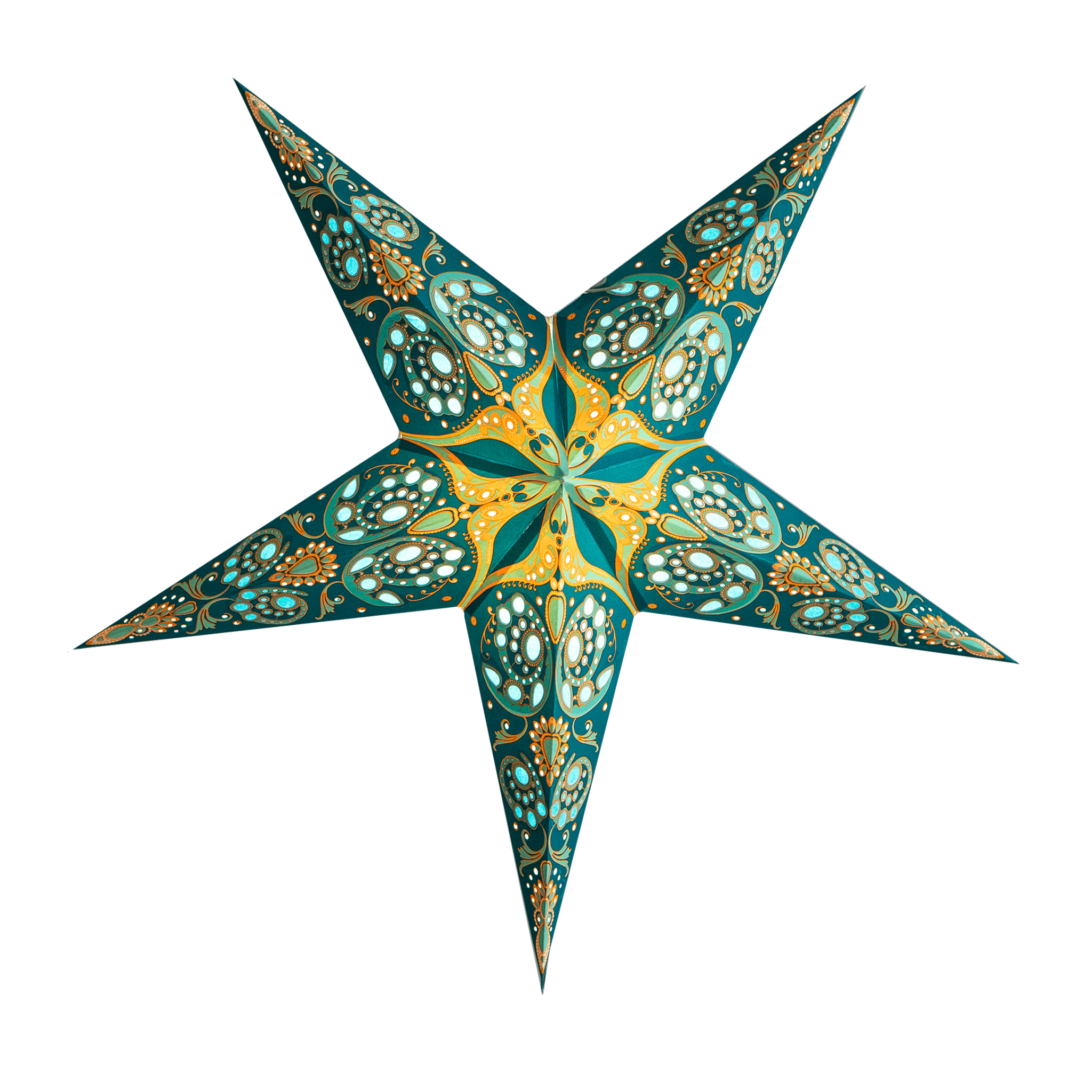 Paper Starlights - Phoenix Azure Blue