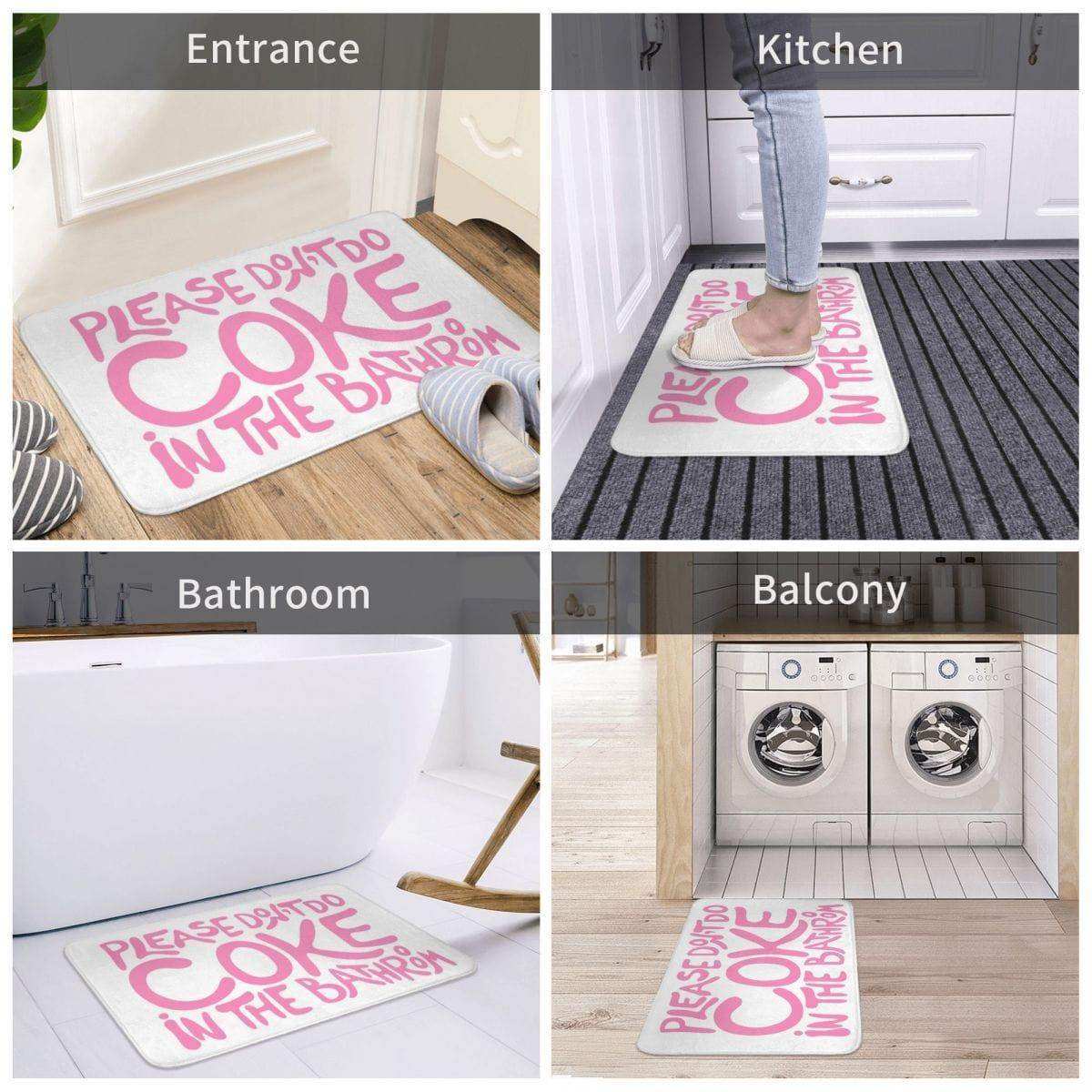 Sickhaus - Please Don't Do Coke In The Bathroom Rug