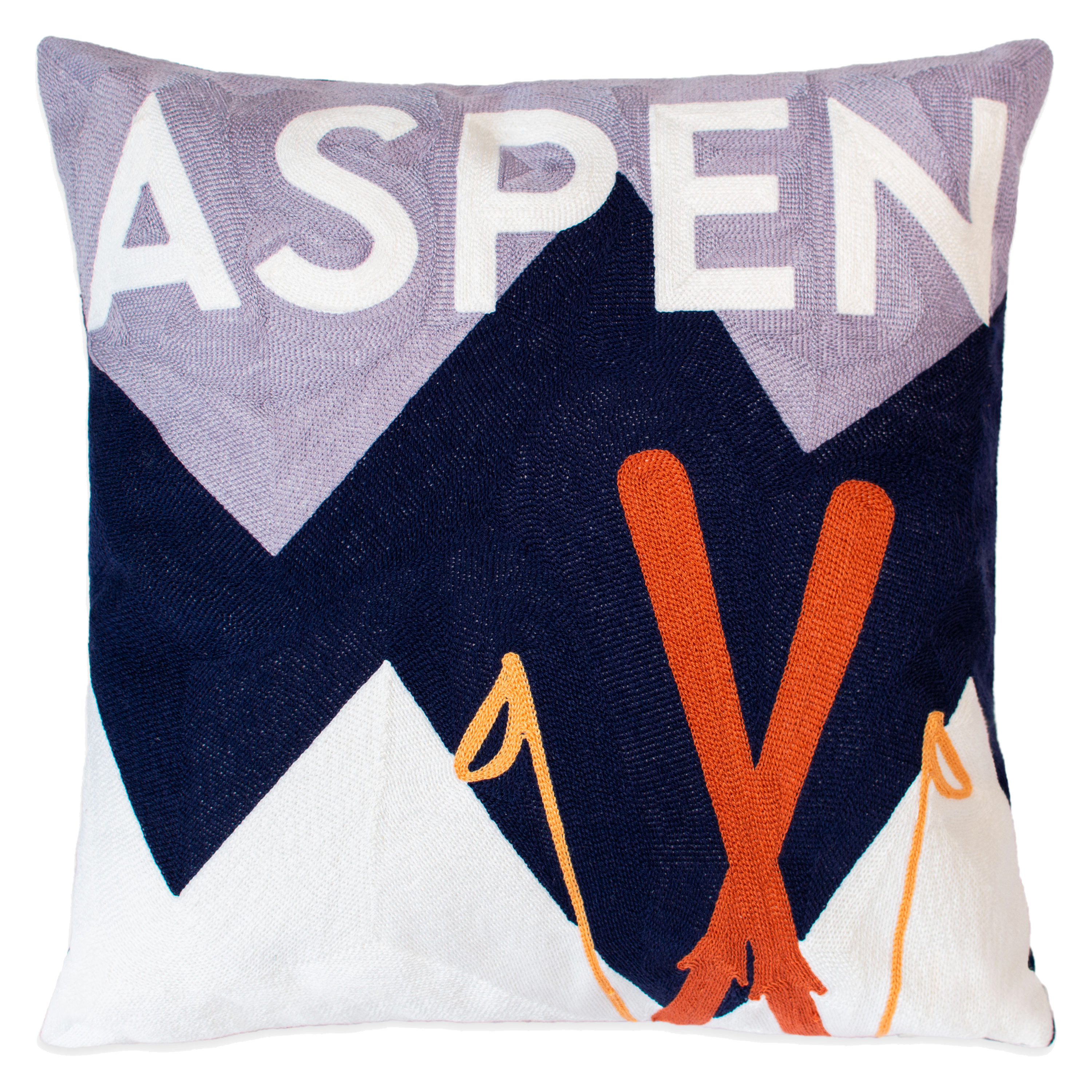 The Pillow Drop - Aspen Needlepoint Cushion