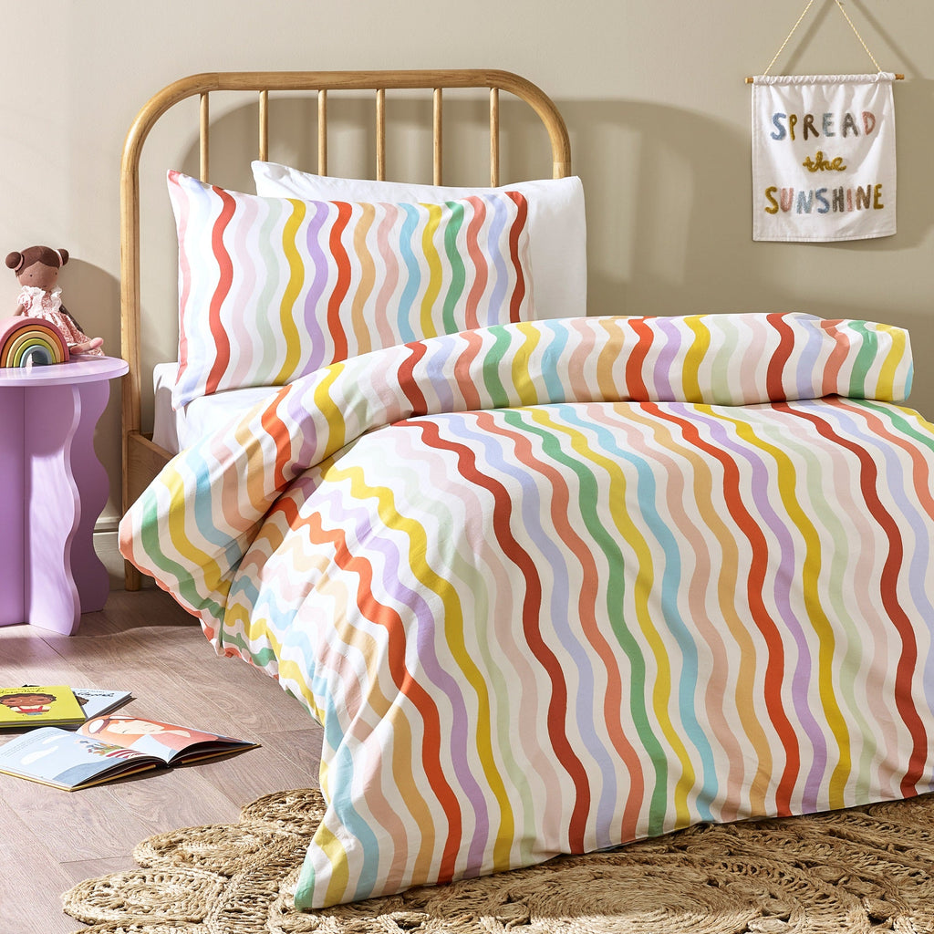 Kabode Happy Days Organic Cotton Duvet Cover & Pillowcase