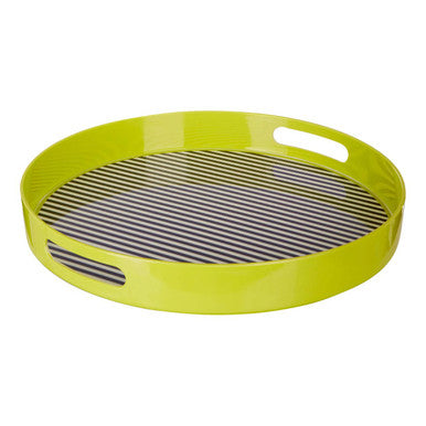 Mimo Stripe Tray With Handles