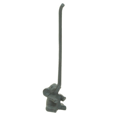 Fauna Grey Finish Elephant Toilet Roll Holder