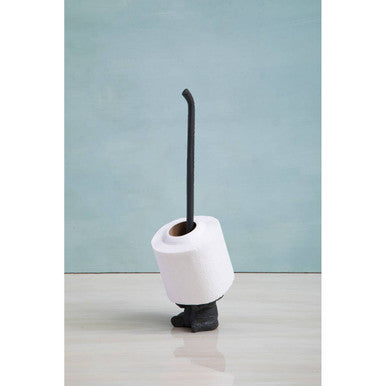 Fauna Grey Finish Elephant Toilet Roll Holder