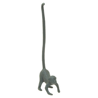 Fauna Grey Monkey Toilet Roll Holder