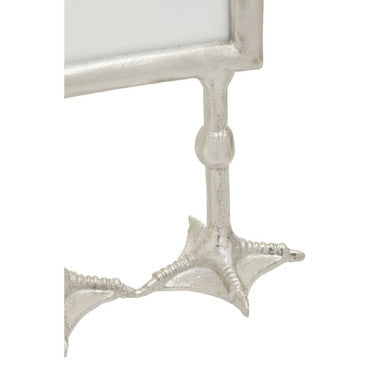 Duck Feet Silver Finish 5In X 7In Portrait Photo Frame