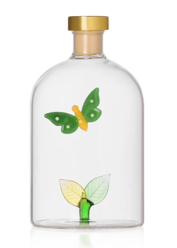 Ichendorf Milano Butterfly & Leaves Glass Diffuser Bottle – Greenwood Perfumer, 500ml