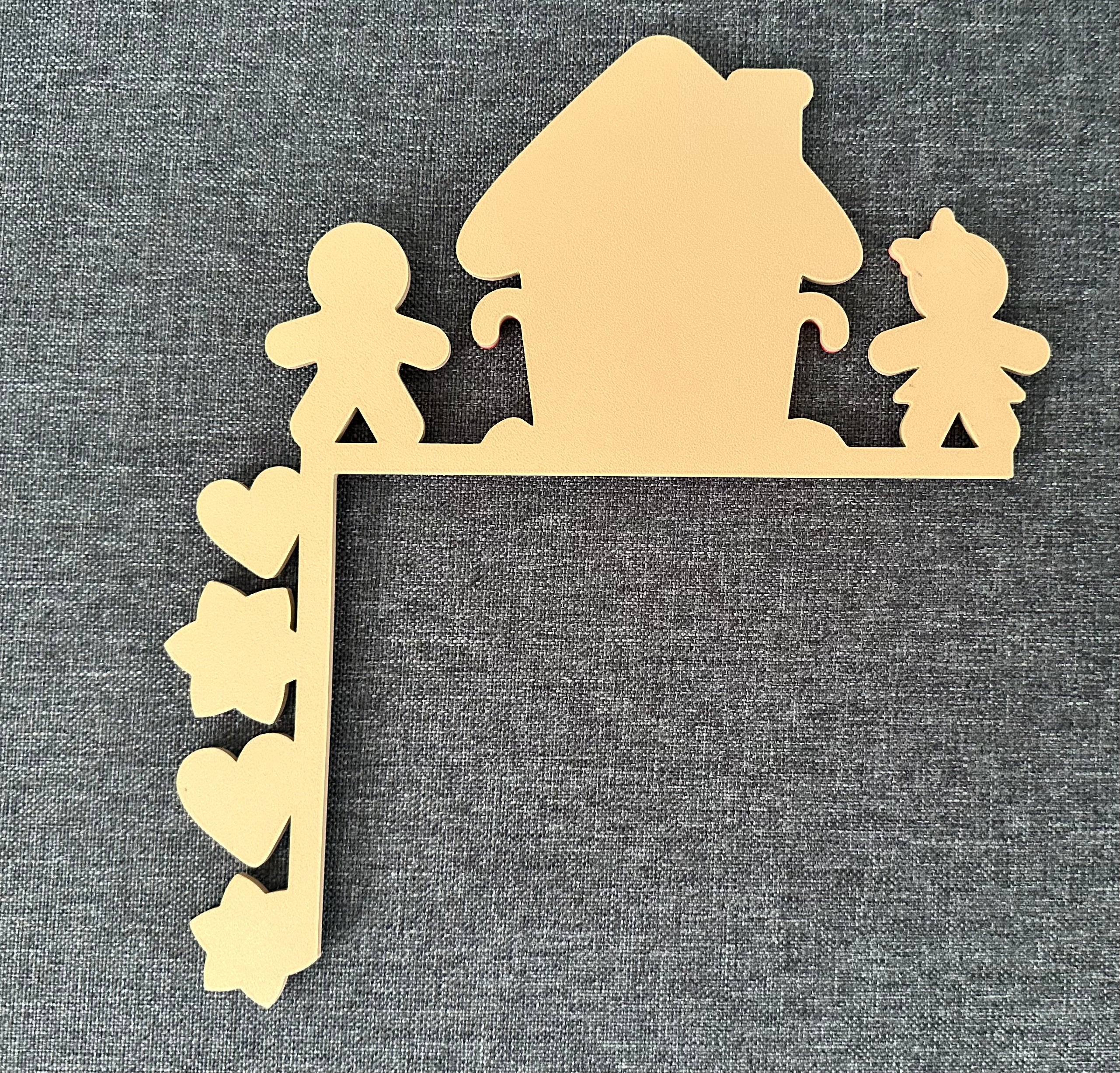 Gingerbread Man Door Corner Decoration | Xmas Door Frame Decor | Gingerbread Man Christmas Decoration | Festive Home Decor