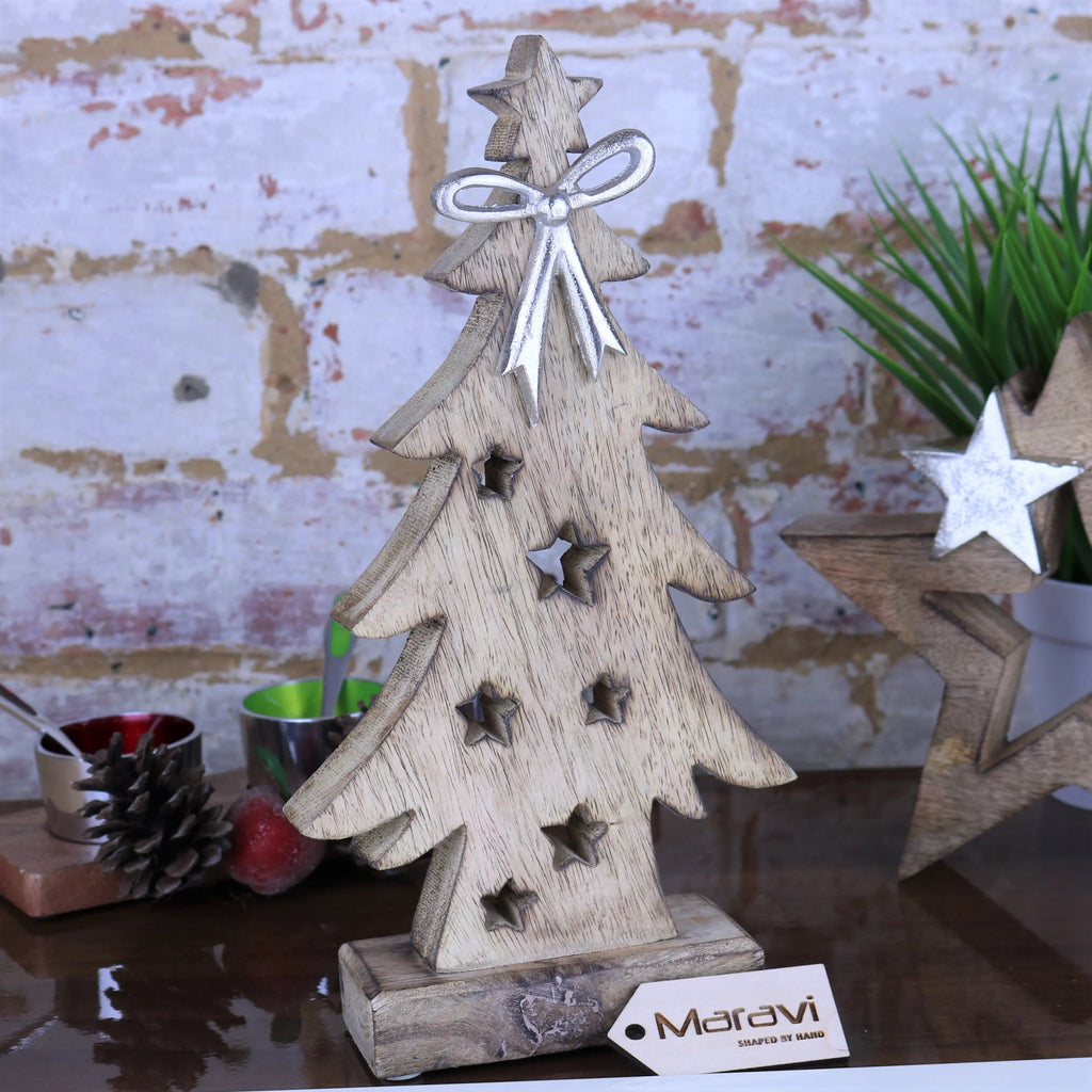 Wooden Christmas Tree Ornament