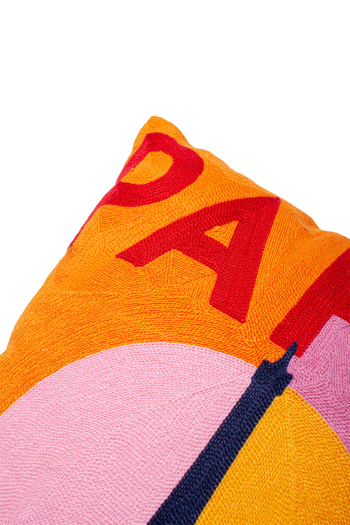 The Pillow Drop - Paris Needlepoint Cushion