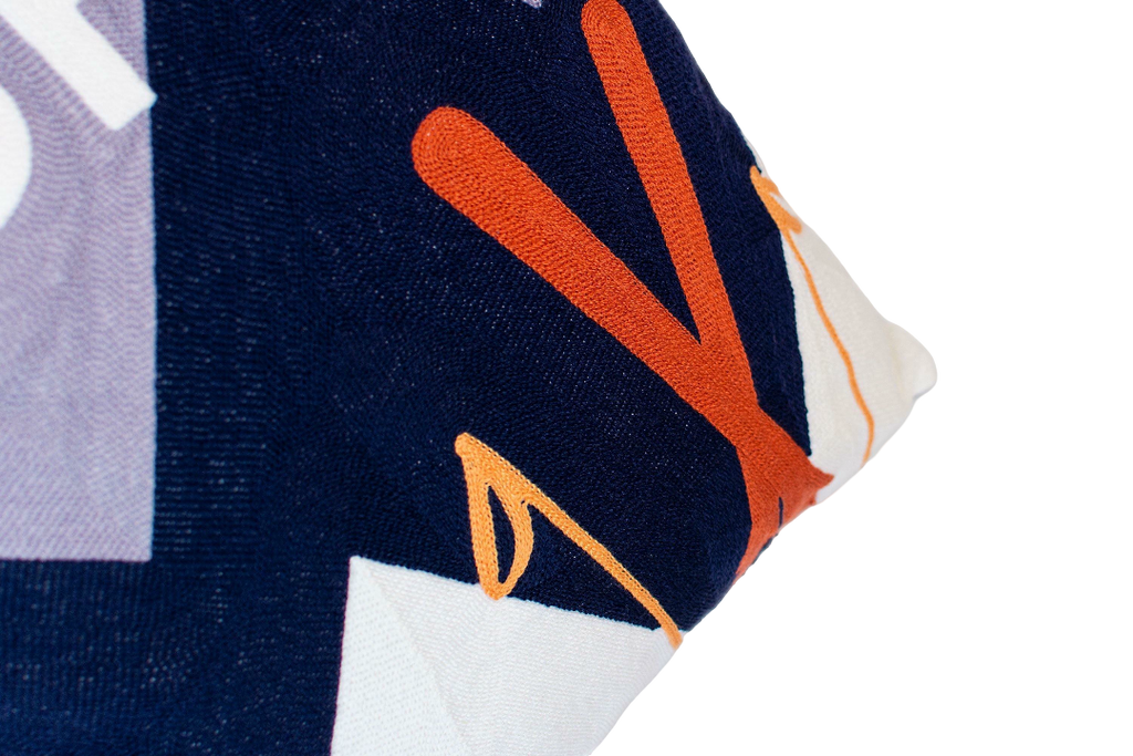 The Pillow Drop - Aspen Needlepoint Cushion