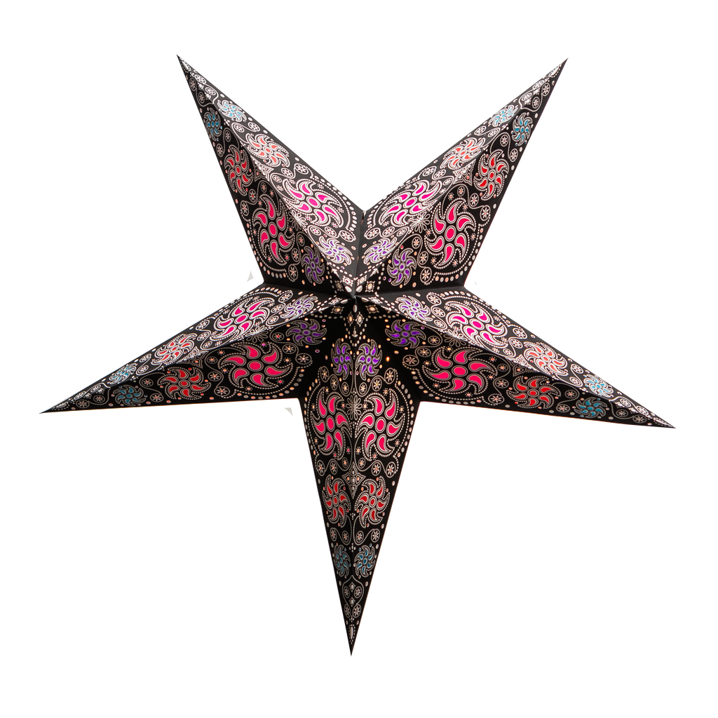 Paper Starlights - Firework: Black / Multi