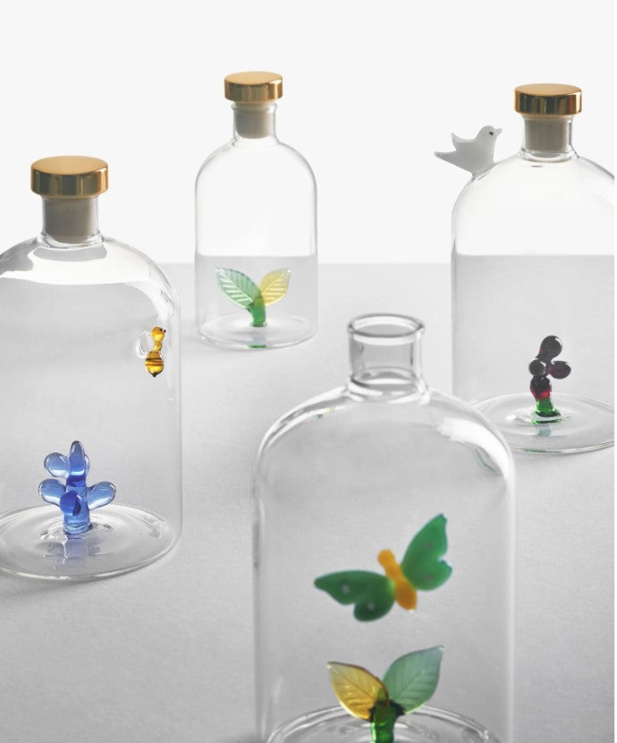 Ichendorf Milano Butterfly & Leaves Glass Diffuser Bottle – Greenwood Perfumer, 500ml